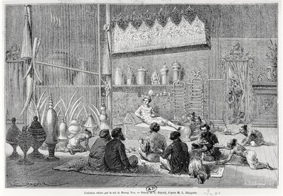 Food Offered by the King of Muong You by Louis Delaporte